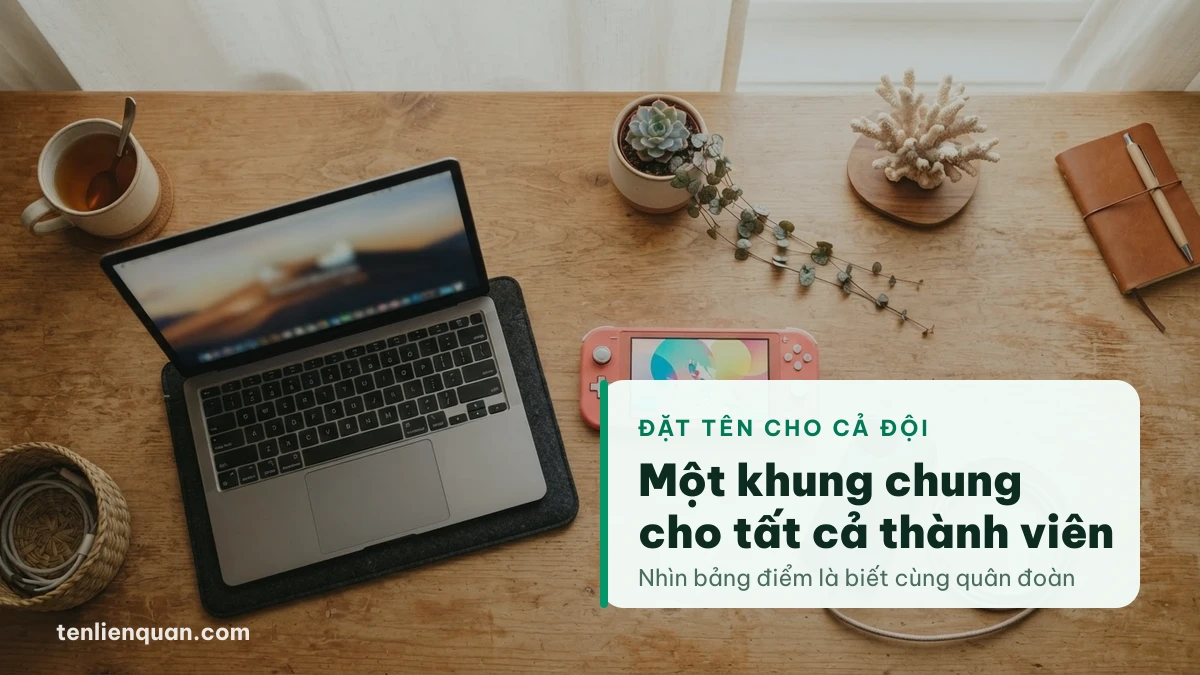 Khung kí tự chung cho tên thành viên quân đoàn