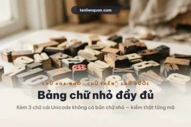 328 Kí Tự Chữ Nhỏ Liên Quân 2026 ❤️ Bảng Chữ Đẹp Đủ 26