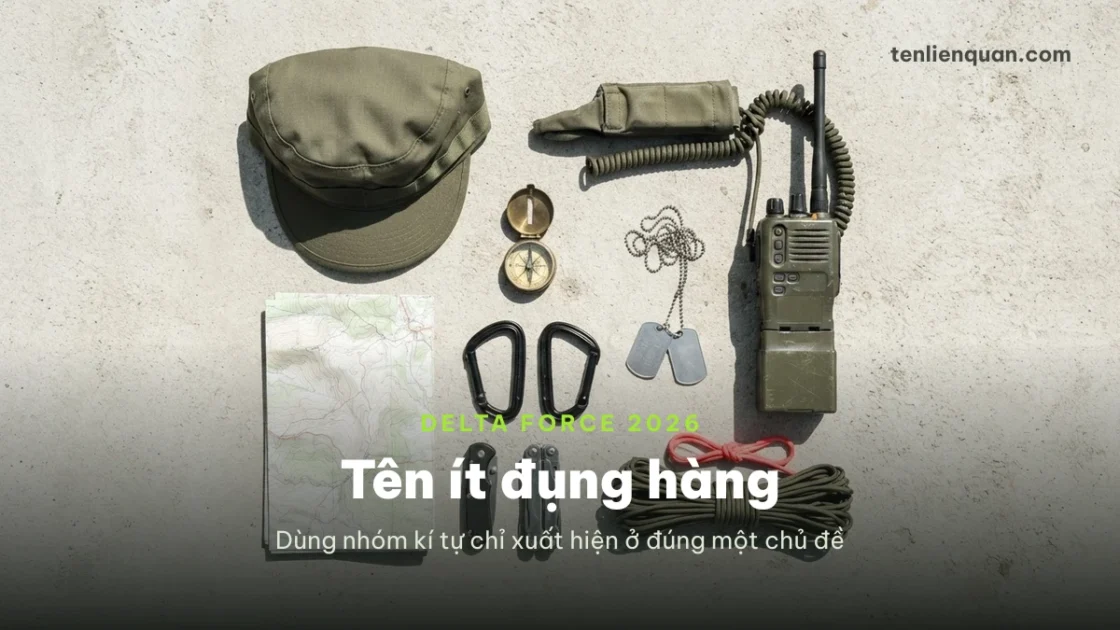 357 Tên Delta Force Hay 2026 ❤️ Kí Tự Hiếm Ít Đụng