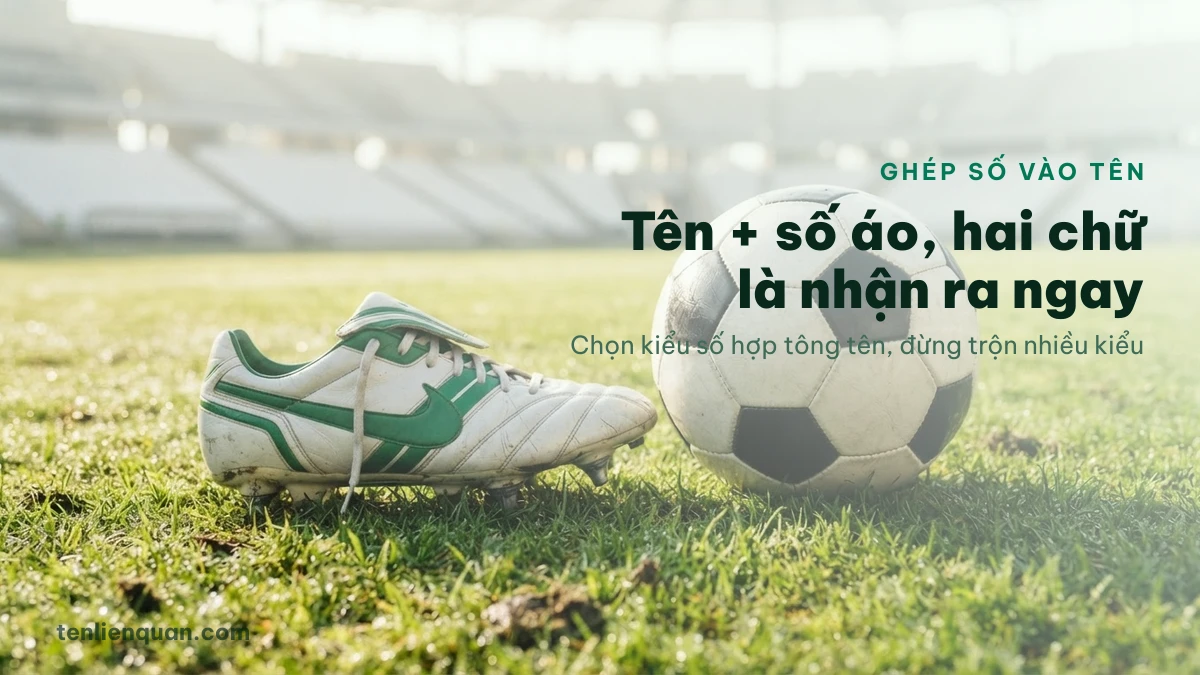 Ghép số áo vào tên FC Online