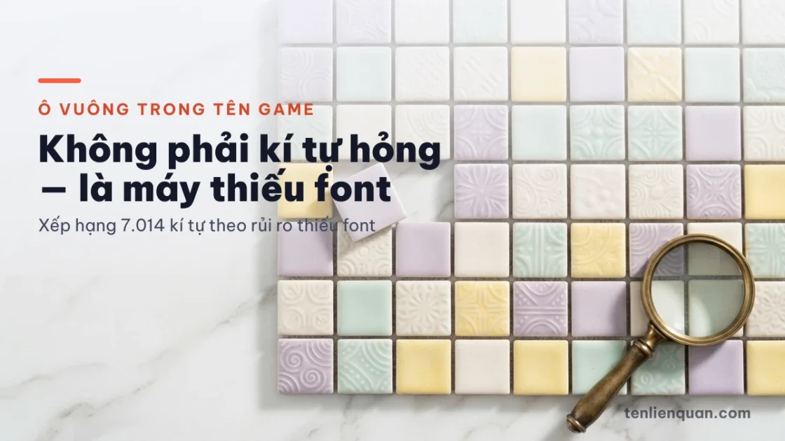 373 Kí Tự Đẹp Copy 2026 ❤️ Sửa Tên Game Bị Ô Vuông