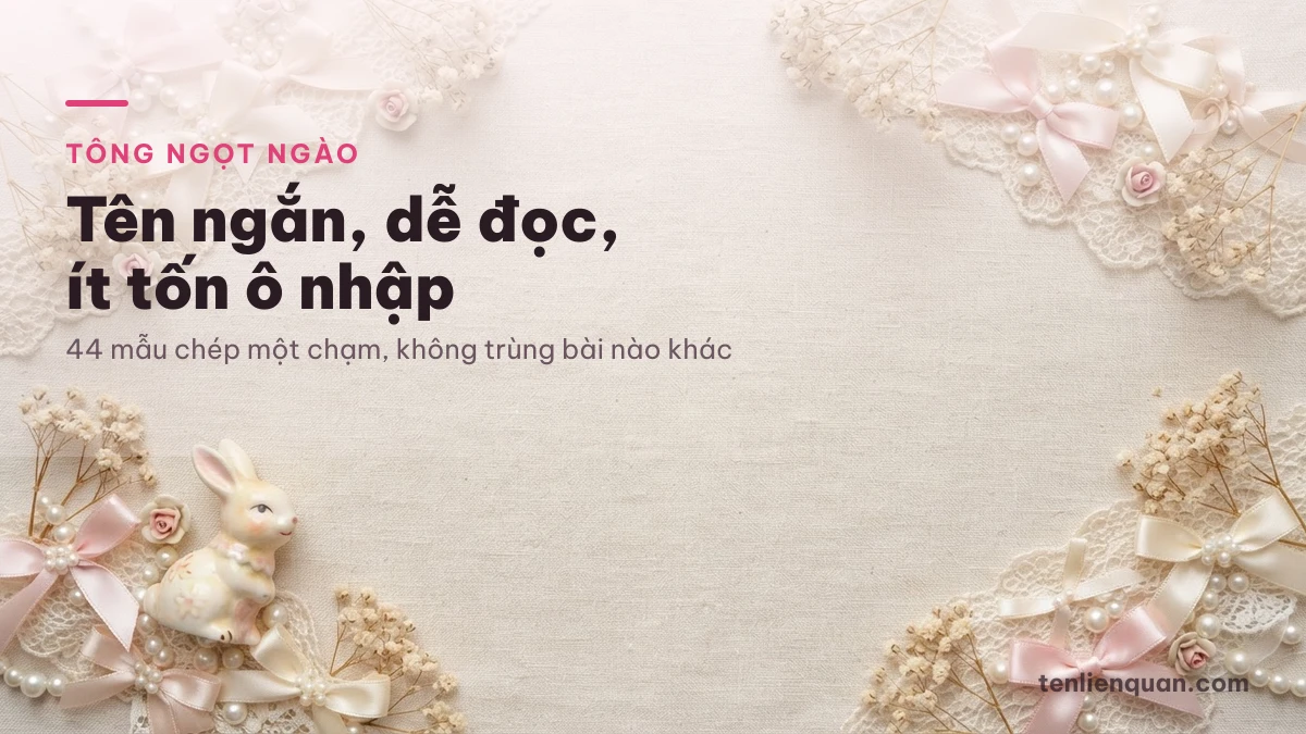 Kí tự trang trí ghép vào tên Liên Quân