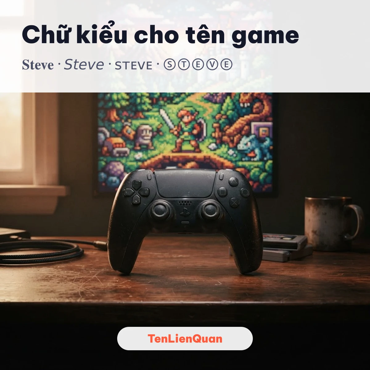 Chữ kiểu cho tên game Chữ kiểu Unicode cho tên game Minecraft