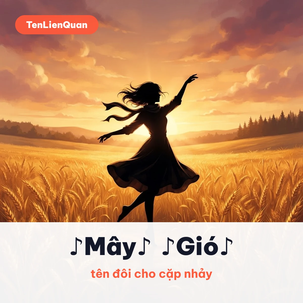 Tên đôi Au Tên đôi Audition cho cặp nhảy như ♪Mây♪ và ♪Gió♪ trên nền người nhảy giữa cánh đồng
